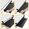 WANGFENG Ergonomic C Clamp-On Keyboard Tray, Adjustable Desk Extender Under Desk Slide-Out Enlarged Keyboard Mouse Holder for Office Home Typing