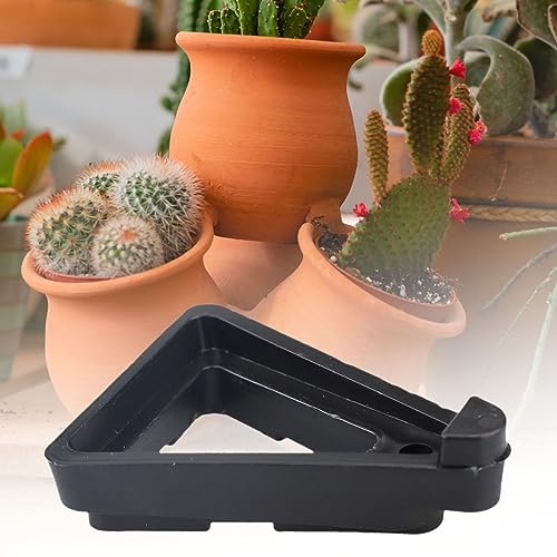24 Pcs Pot Toes Plant Pot Feet Invisible Flower Pot Risers Potted Triangle Toes Potted Plant Stand for Indoor and Outdoor Pot Lifters Supports Pl