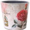 Black Temptation Leather Desktop Trash Can Mini Cylinder Waste Can Car/Office Waste Bin Storage Bucket # 2