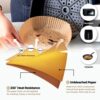 XADIBH Air Fryer Liners- Air Fryer Disposable Paper Liner, Non-Stick Basket Liners, Baking Paper for Air Fryer, Parchment Air Fryer Basket, Water