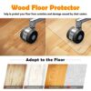 ZIJINJIAJU Chair Mats 1.5mm Thick 35 X 59 Inch Floor Protectors for Chairs, Waterproof Plastic Clear Floor Mat Rectangular Office Hard Floor Chai