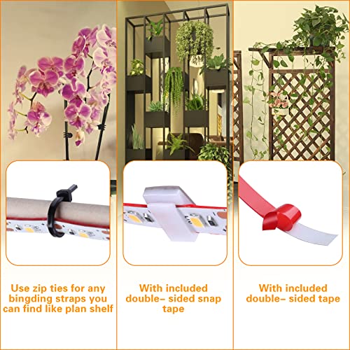 Grow Lights for Indoor Plants,120 LEDs Waterproof led Grow Lights Full Spectrum,USB Plug-in Dimmable Auto On/Off with 3 Timers Plant Light, for I