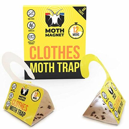 MOTH TRAP- Pheromones moth traps attract male moths to our sticky moth traps to stop the cycle. Carpet and Clothes Moth traps are non toxic. Carp
