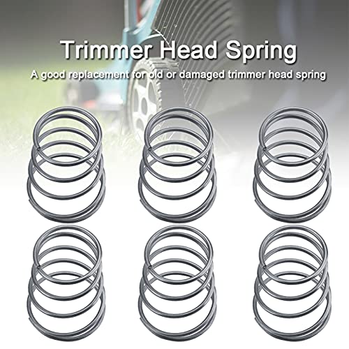 ViaGasaFamido 5PCs Lawn Mower Spring Metal Spring Brush Cutter Spring Grass Trimmer Head Springs Universal Brush Cutter Parts Lawn Mower Accessor