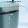 1.2 Liters Mini Rice Cooker, For 1-2 Person, Supports Preset and Keep Warming, 4 Multicooker Functions to Make Rice, Soup, Porridge, Cake