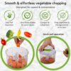 Brieftons QuickPull Food Chopper: Manual Hand Held Chopper / Mixer / Blender to Chop Fruits, Vegetables, Herbs, Onions for Salsa, Salad, Pesto, P