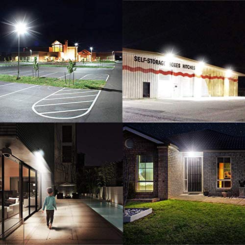CSYY LED Floodlight 100W with PIR Sensor, 8000LM Super Bright Security Lights Outdoor, IP66 Waterproof Floodlight 6000K Daylight White LED Spotli