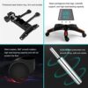 FMXQYH Gaming Chair with Footrest for Adults, Office Chairs with Height Adjustable, Ergonomic Computer Chair Can Be Home Office & Playing Games