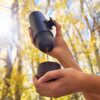 WACACO Minipresso GR, Portable Espresso Machine, Compatible Ground Coffee, Small Travel Coffee Maker, Manually Operated from Piston Action