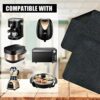 2 PCS Heat Resistant Mat for Dual Air Fryer, Kitchen Countertop Heat Protector Mat for Ninja Air Fryer, Coffee Maker, Blender, Microwave - 44 x 2
