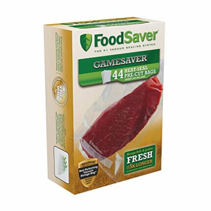 FOODSAVER FSGSBF0226P00 GameSaver Bags Vacuum Sealers and Dehydrators, Multi-ply, Clear