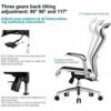 KXDCZ Study Room Simple Full Mesh Ergonomic Gaming Chair Computer Chair Office Swivel Chair Chair Home (Color : Style 2)