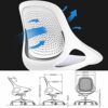 WALNUT Ergonomics Office Chair Comfortable Simple Computer Chair Dormitory Seat Study Swivel Chair (Color : Gray)