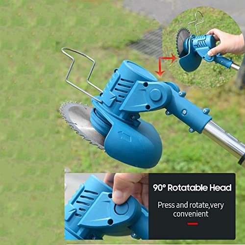 mingqian 21V Telespic Handheld rdless Grass Trimmer Electric Lawn Mower 2 Pack 1500mAh Reable Battery Fast r Multi Function Power Lithium Trimmer