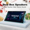 10 inch Tablet Android Tablets with Stand, 4GB RAM 64GB ROM (512GB Expandable Storage),6000mAh Battery, HD IPS Screen, 2.0MP Front+8.0MP Rear Cam