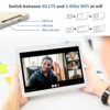 TOSCiDO Tablet 10 Inch 8 Core Android 12,4GB RAM,64GB,8000 mA Battery,Dual SIM 4G LTE,WiFi,BT5.0,GPS,Google GMS Certified Tablet PC With Tablet c