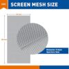 Wire Mesh Sheets Stainless Steel Woven Meshes Screen Filter Panels Vent Metal Rodent Mesh Gauze Net for Mice Rodent Proof Rat Insect Control in G