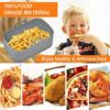 Silicone Pot for Ninja Dual Air Fryer, 2PCS Reusable Air Fryer Basket, Silicone Air Fryer Liners, Air Fryer Accessories for Ninja AF300UK AF400UK
