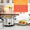 WRAPOK Small Slow Cooker Liners Kitchen Disposable Cooking Bags BPA Free for Oval or Round Pot, Size 11 x 16 Inch, Fits 1 to 3 Quarts - 2 Pack (2