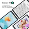 weelikeit 10 inch Tablet, 3GB RAM 32GB ROM Tablets Android 11 Google GMS Certification 6000mAh battery Quad-Core Dual Camera Expandable up 256GB