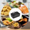 2-Pack Reusable Silicone Air Fryer Liners for Ninja Dual Air Fryer, Heat Resistant Air Fryer Basket Accessories for AF300UK AF400UK, Ideal for Ai
