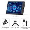 Sikai 3.5 inch Mini Screen PC Parts,IPS Screen/USB-c Port,PC Temperature Display AIDA64, Compatible with Windows System PC Sensor Panel Display C
