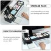 STOBOK 1pc for Functional Tabletop Keyboard Compartments Stationery Riser Rack Raiser, Home Monitor Computer Screen Desk Stand Shelf Organizer Of