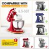 Bamboo Mixer Slider Mat, Kitchen Appliance Slider Compatible with Kitchenaid 4.5-5 Qt Tilt-Head Stand Mixer, Mixer Mover Sliding Caddy Tray, Kitc