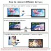 ZFTVNIE Portable Monitor -15.6 inch Touchscreen Monitor Full HD 1920x1080P Portable Display with HDMI USB-C External Monitor for Laptop/Phones/PC
