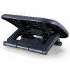 Footrest Adjustable Height Angle Tilting Platform Home Office Massage Foot Rest,Black