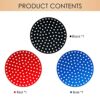 3 Packs Air Fryer Liners, 9 Inch Round Non-Stick Reusable Silicone Air Fryer Mats Heat Resistant Steamer Mats BPA Free Perforated Mats, 100 Perce