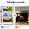 2pcs Silicone Pots, Silicone Air Fryer Liners, Silicone Air Fryer Baskets, Air Fryer Accessories, Reusable for Ninja Dual Air Fryer AF300UK, DZ20