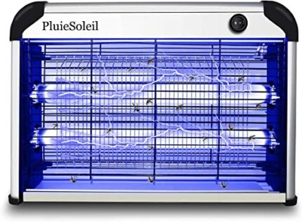 PluieSoleil Indoor Electrical Insect Fly Killer with Attracting Flies 20W UV Light, Electric Flying Insect Bug Zapper for Kitchen, Mosquito Kille