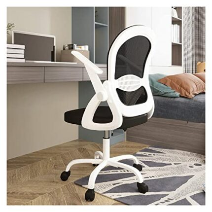 LEIGE Mesh Office Chair Mesh Desk Chair Lumbar Support Computer Chair Adjustable Lumbar Support (Color : Argento, Size : Talla �nica)