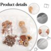 100Pcs Vacuum Food Sealer Bags, Pre-Cut Food Vacuum Bags Textured Vacuum Sealer Bags for Sous Vide Cooking and Food Storage(15x20cm)