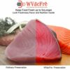 WVacFre 4 Pack 28x1500cm Textured Vacuum Sealer Bags for Food,BPA Free and Heavy Duty Embossed Vacuum Seal Food Sealer Bags,Great for Sous Vide V
