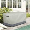 STEECA Patio Deck Box Cover Waterproof Outdoor Rectangular Storage Bench Cover 62L x 30W x 26H inch