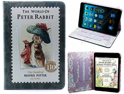 For Apple iPad Mini 1 2 3 4 Peter The Rabbit Classic Book Vintage Anime Cartoon Case Cover