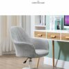 Stylish Computer Chair Lifting & Rotary Sofa for Student Dormitory Home Fabric Game Chair Office Chairs with Wheels