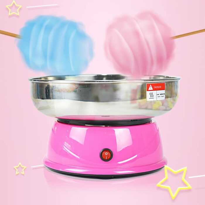 DiiDa Candy Floss Machine Easy Clean Cotton Candy Machine Maker 420W for Birthday Parties, Children's Day and Christmas Day