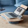 WALNUT Solid Wood Laptop Computer Table, Portable Lazy Collapsible Student Table, Small Table Leisure Table Home Office