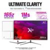 X= XPRO27IPS-W Pro Esports 27" IPS 1080p 165Hz 1ms FreeSync/G-Sync Compatible DP HDMI WHITE Gaming Monitor