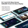 10.1 inch Tablet, Android 12 Tablets, 4GB RAM,64GB ROM(512GB Expandable), HD IPS Screen,2MP Front Camera,8MP Rear Camera,Wi-Fi, Bluetooth 5.0, 60