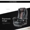 ZCMEB Gaming Chair Massage Synthetic Leather Office Chair Home Reclining Computer Boss Chair Swivel Lifting