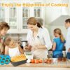YINGRACE Dual Air Fryer Accessories 8PCS, Double Basket Airfryer Accessory Compatiable for Ninja Foodi AF300UK 7.6L, Lakeland 8L, Salter 8.2L, An