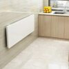 GTYT Kitchen Breakfast Bar Table, White | Computer Workstations for Home Office Work | Wall Mounted Folding Wall Table | Fold-down Desk for Bedro