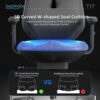 backrobo Smart Ergonomic Home Office Chair, Automatic Massage Lumbar Support and App-Controlled,3D Armrests, Executive Desk Chair with Adjustable