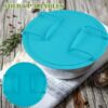 3 Pack Microwave Folding Tray, Round Microwave Plate Stacker, Steaming Rack for Heating Food, Multipurpose Microwave Rack for Bacon Frozen Snacks