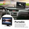7 Inch LED Monitor Ture Portable Monitor HDR HD Color Display 1024x600, 250cd/m2, 16:10 Wide View, Built in Dual Speaker, VGA HDML AV BNC USB DC