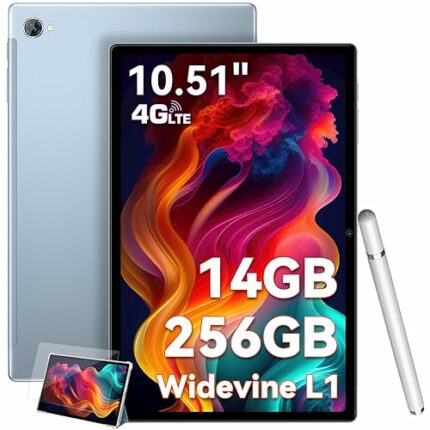 Blackview TAB 15 Pro Android 12 Tablets, 10.5 inch Note Taking Tablet, Widevine L1, 14GB+256GB/TF 1TB, 8280mAh,18W Fast Charging, 13MP+8MP, Octa-